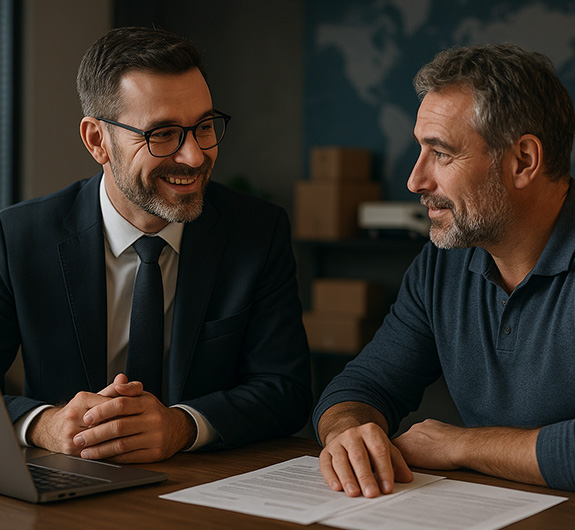 Firmenkunden-Truck-Broker